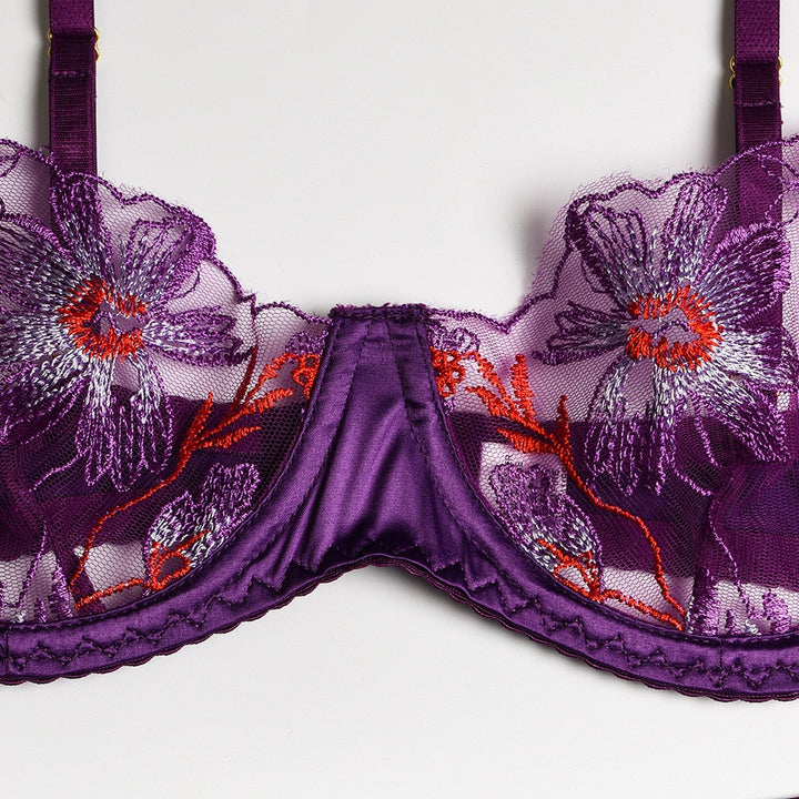 Levoire | Ensemble De Lingerie Transparent Avec Des Détails Fins