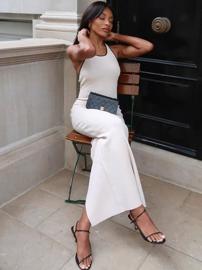 Levoire | Glamour robe maxi dos-nu