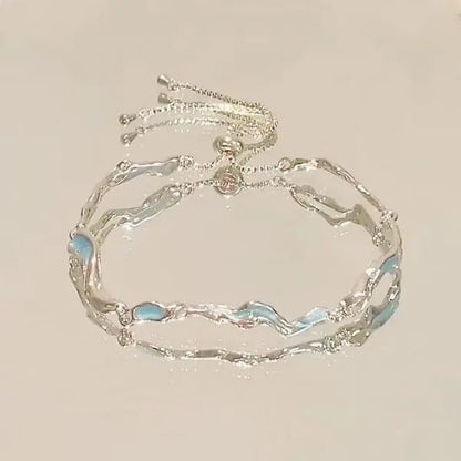 Levoire | Bracelet Élégant En Perles Avec Nœud En Cristal 6