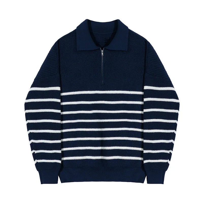 Levoire | Pull En Tricot Rayé Moderne Pour Hommes Élégant Et Confortable