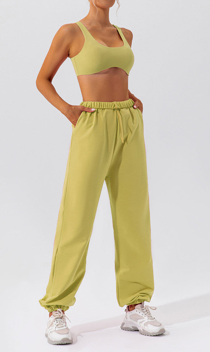 Levoire | Pantalon de Survêtement avec Tissu Respirant et Coupe Ergonomique pour Femmes Vert