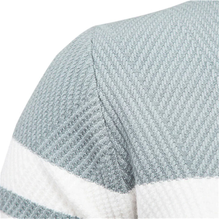 Levoire | Pull Homme Patchwork, Coupe Slim