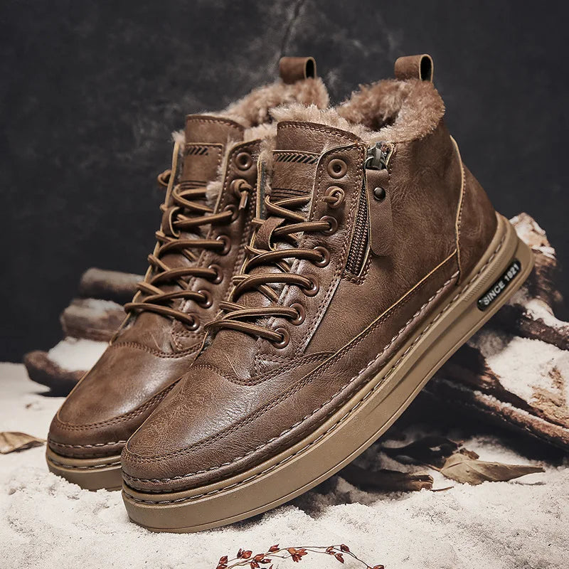 Levoire | Chaussures Cheville Turquoise Sans Fumée Chaud Avec Fermeture Éclair