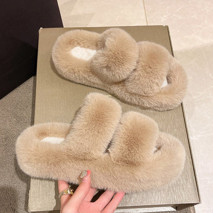 Levoire | Chaussons Rembourrés Pour Femmes Beige
