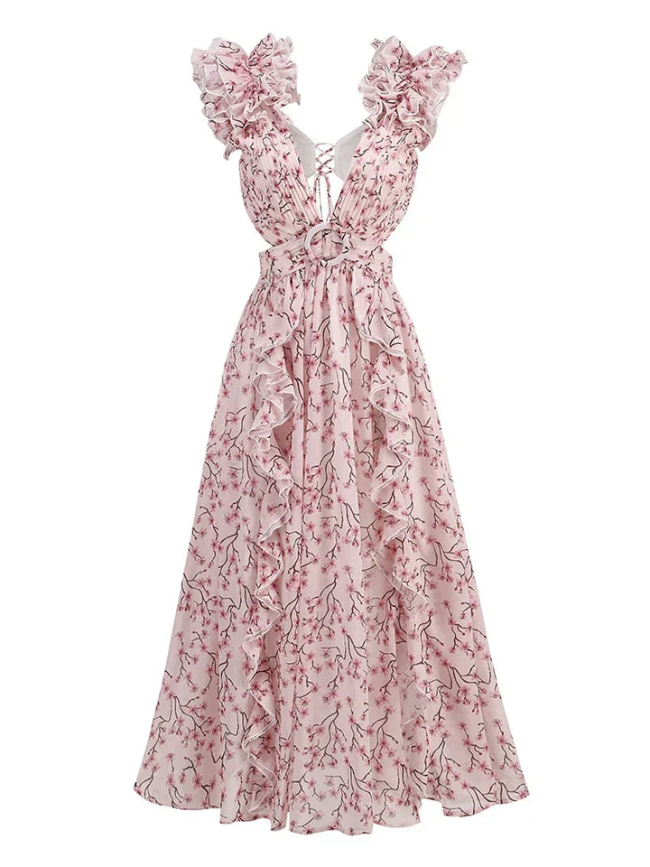 Levoire | Robe Maxi À Volants