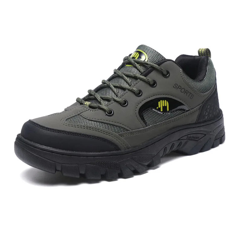 Levoire | Chaussures De Randonnée Durables Avec Semelle Antidérapante Pour Hommes Vert