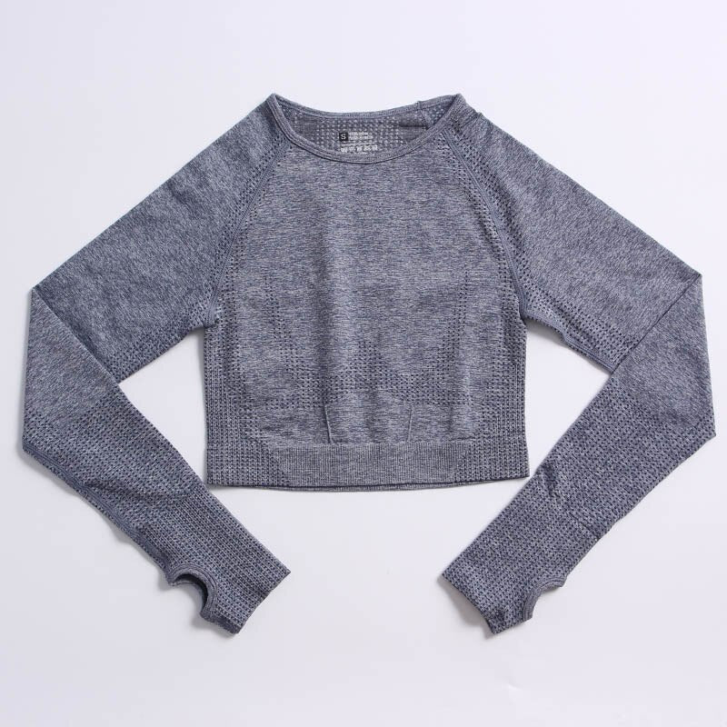 Levoire | T-Shirt Sportif À Manches Longues Gris