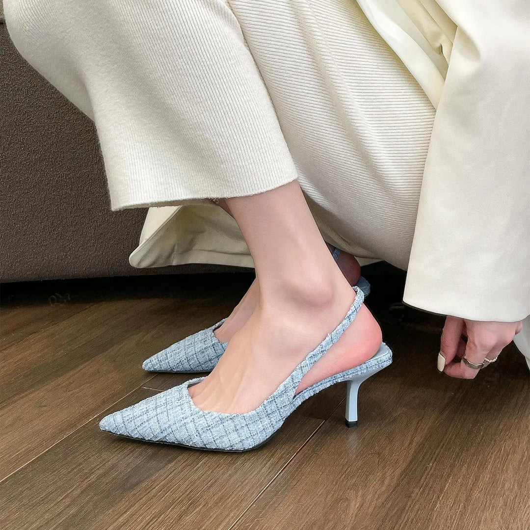 Levoire | Talons En V Bleu de mer