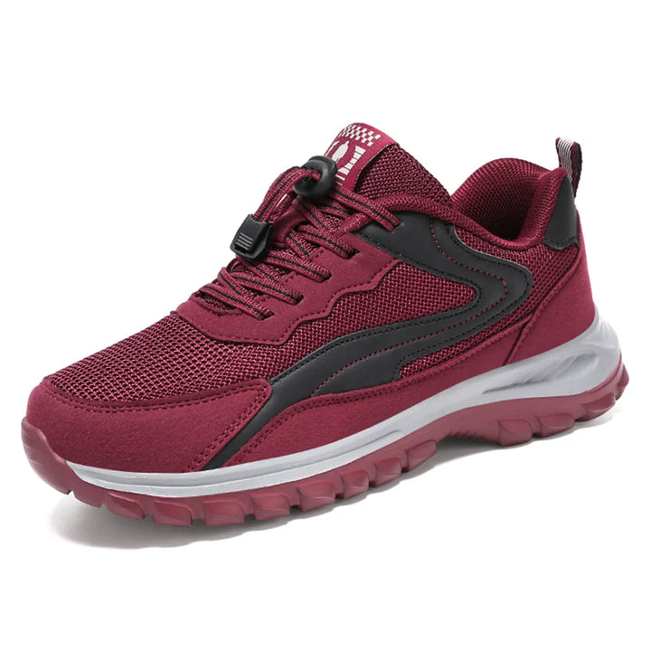 Levoire | Chaussures À Pompons Glissantes Pour L'Extérieur, Attraction Et Stabilité Femmes Rouge