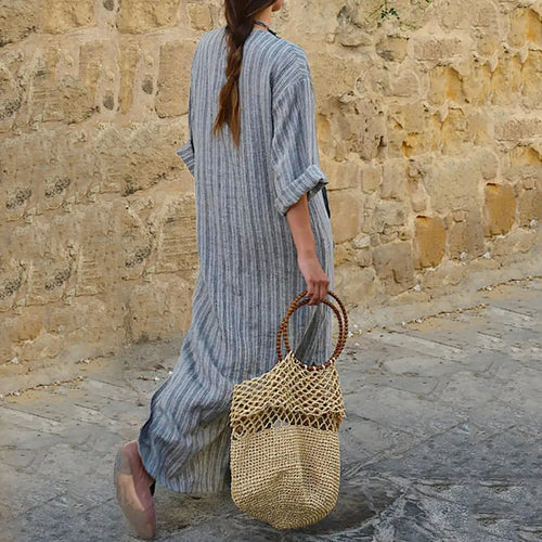 Levoire | Robe Maxi Vintage Rayée