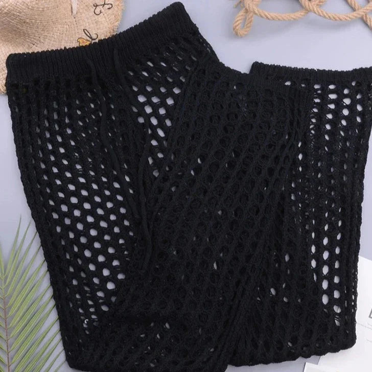 Levoire | Pantalon Taille Haute Tricoté noir