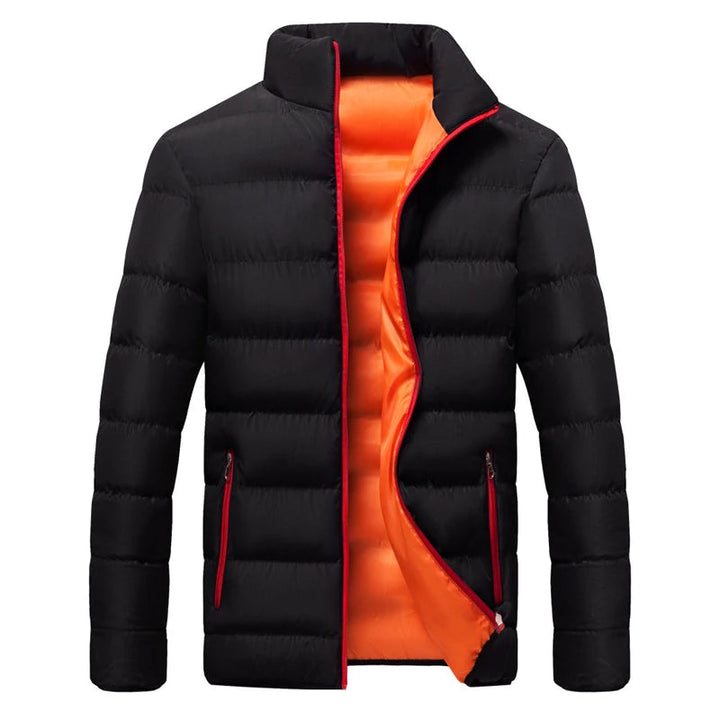 Levoire | Veste Thermique Longue À Manches Longues Avec Fermeture Éclair Orange