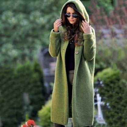 Levoire Cardigan à capuche | Magnifique cardigan au style! Vert