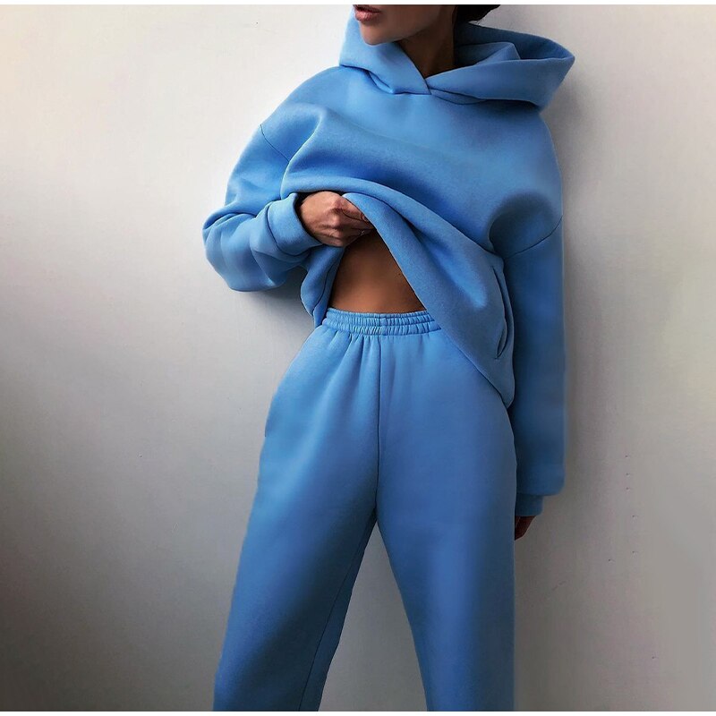 Levoire | Ensemble De Jogging Grande Taille Bleu