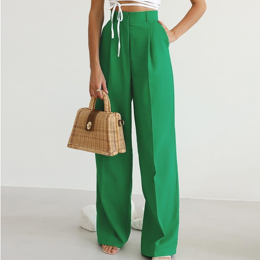 Levoire | Pantalon De Jogging Confortable Et Tendance Pour Femmes Vert S