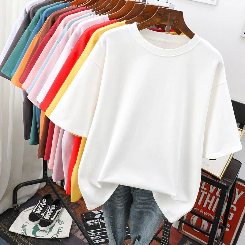 Levoire | T-Shirt En Coton Surdimensionné Blanc
