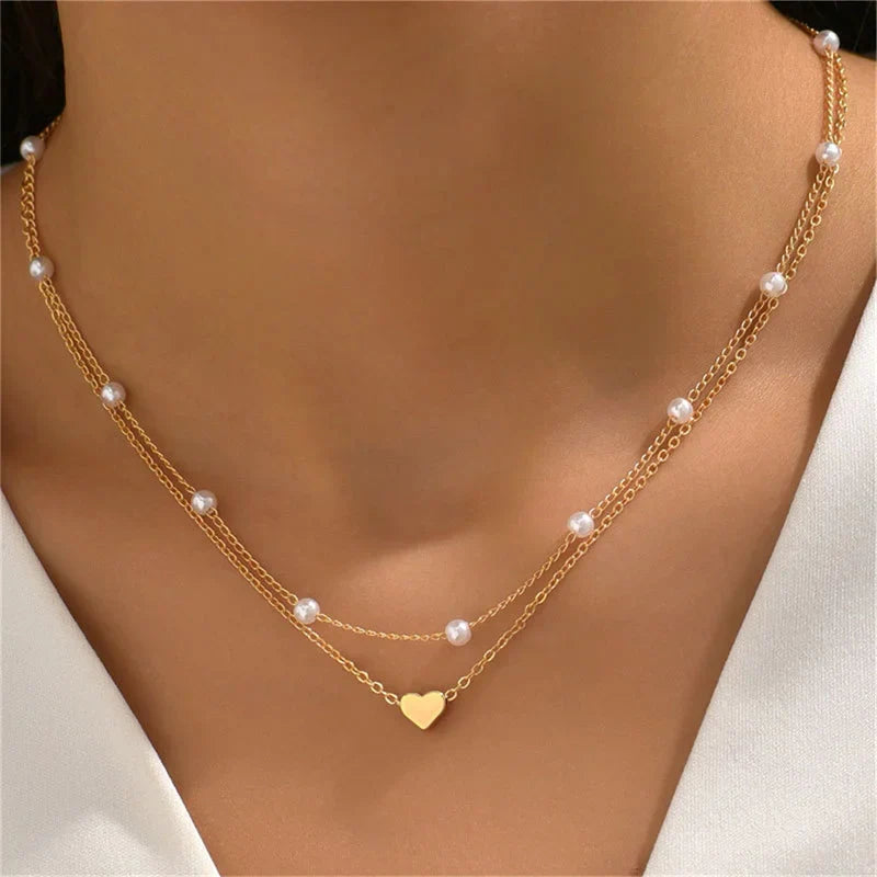 Levoire | Choker Perles Cœur x785jin