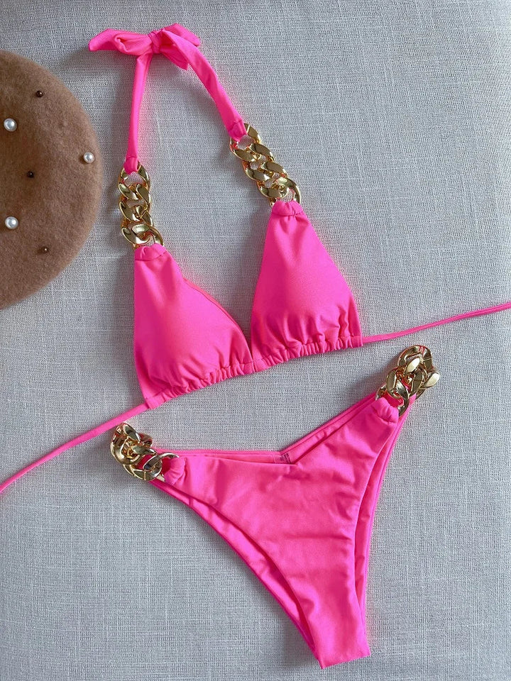 Levoire | Bikini Sexy Femme 2 Pièces Rose