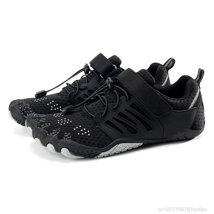 Levoire | Chaussures De Randonnée Pieds Nus Avec Boucle Pour Femmes Et Hommes Noir