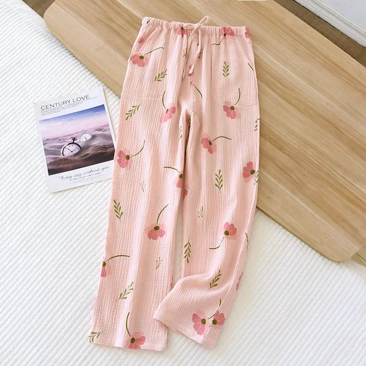 Levoire | Pantalons De Pyjama En Crepe De Coton 12