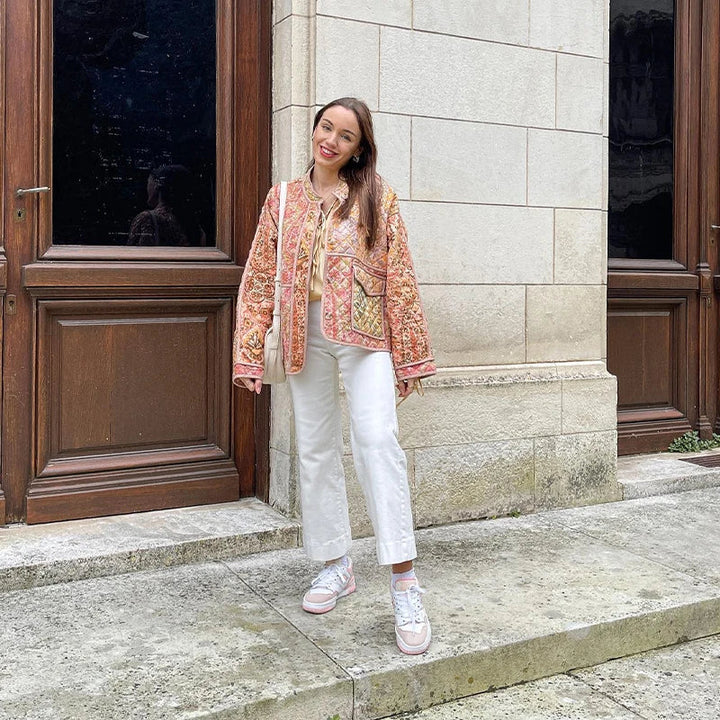 Levoire | Veste Élégante Avec Imprimé Et Sensation Douce Comme Le Cachemire