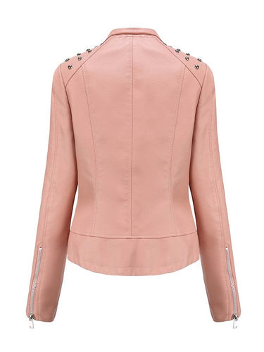 Levoire | Veste En Cuir Pu Élégante Pour Femmes