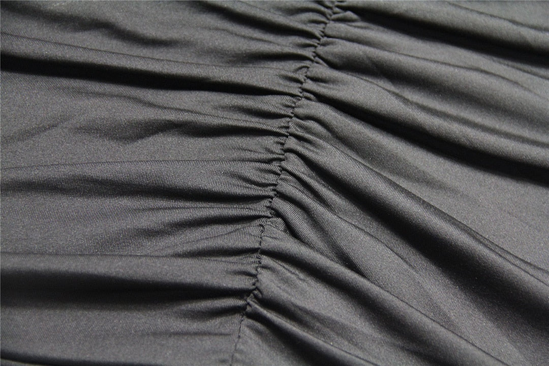 Levoire | Une Épaule Sans Bretelles Dos Ouvert Midi Robes