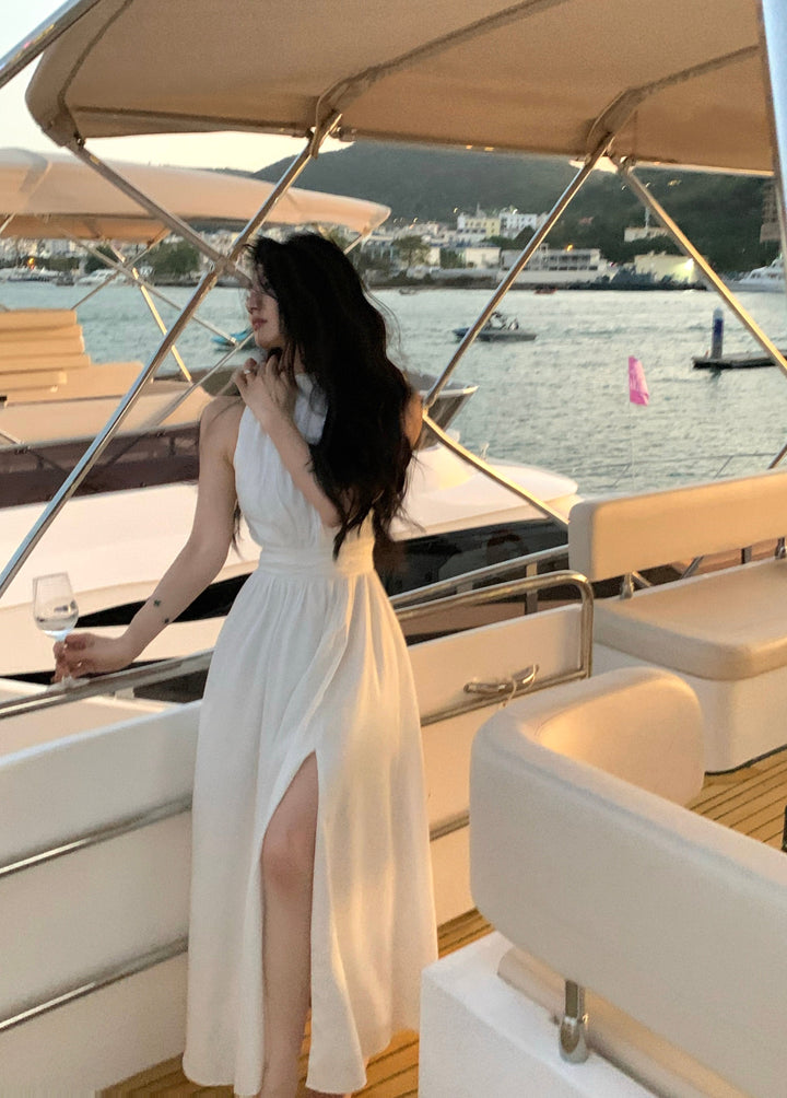 Levoire | Robe Midi En Chiffon Décolletée