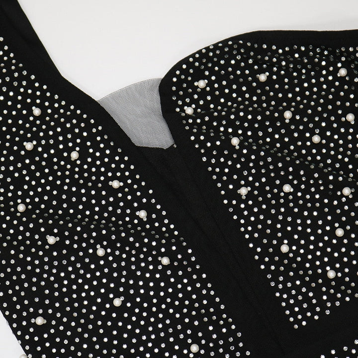 Levoire | Robe À Une Épaule Et Tissu En Filet Minimode