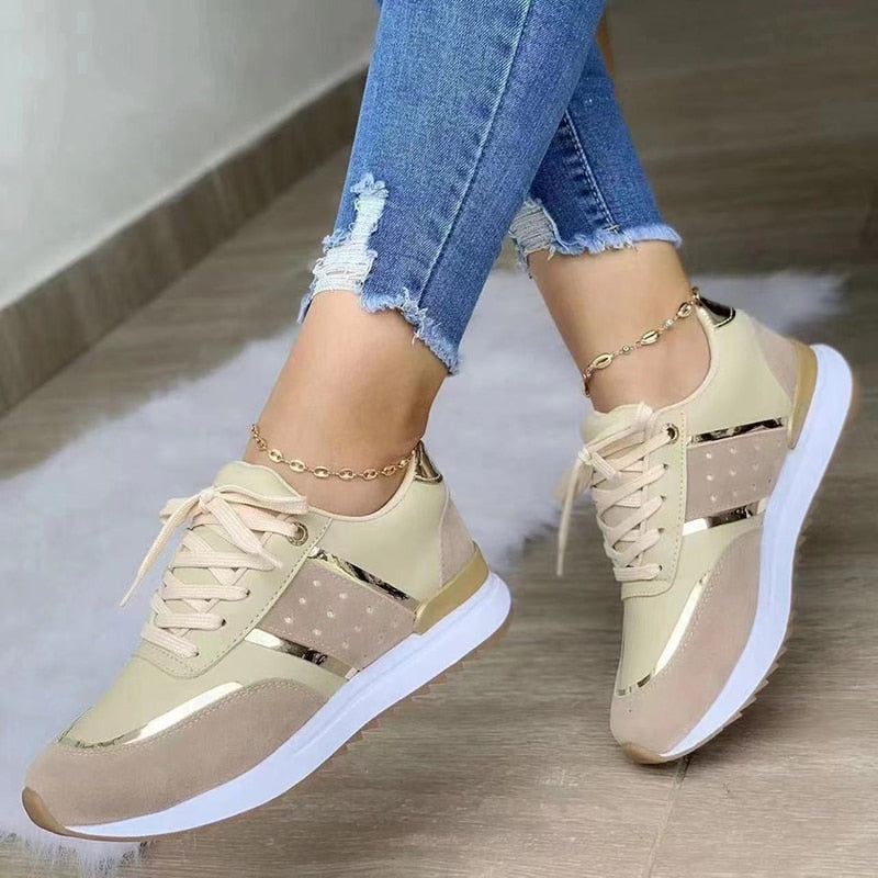 Levoire | Chaussures Pour Femmes Stylées Et Semelle Légère Khaki