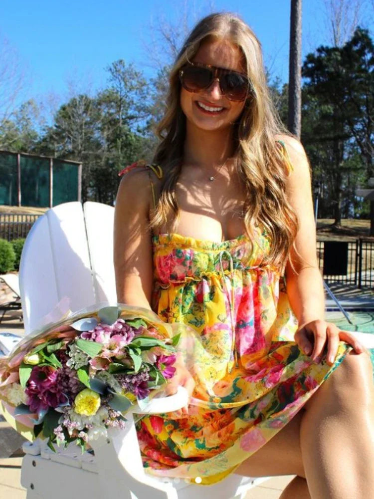 Levoire | Envoûtante robe courte chiffon