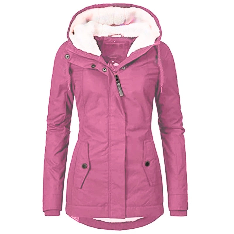 Levoire Veste d'Automne Chaude : Protection contre les intempéries, coupe-vent et imperméable pour femmes