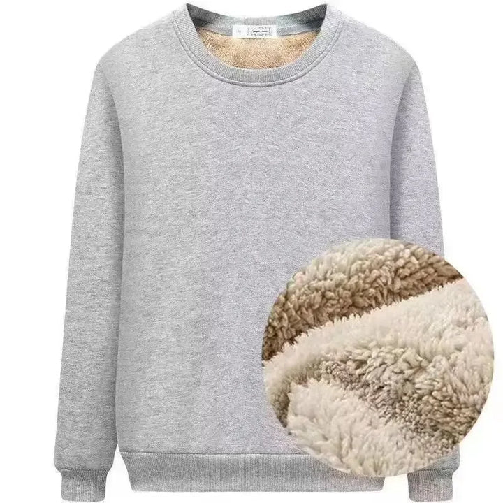 Levoire | Sweat-Shirt En Laine Mérinos Pour Homme, Chaud Gris