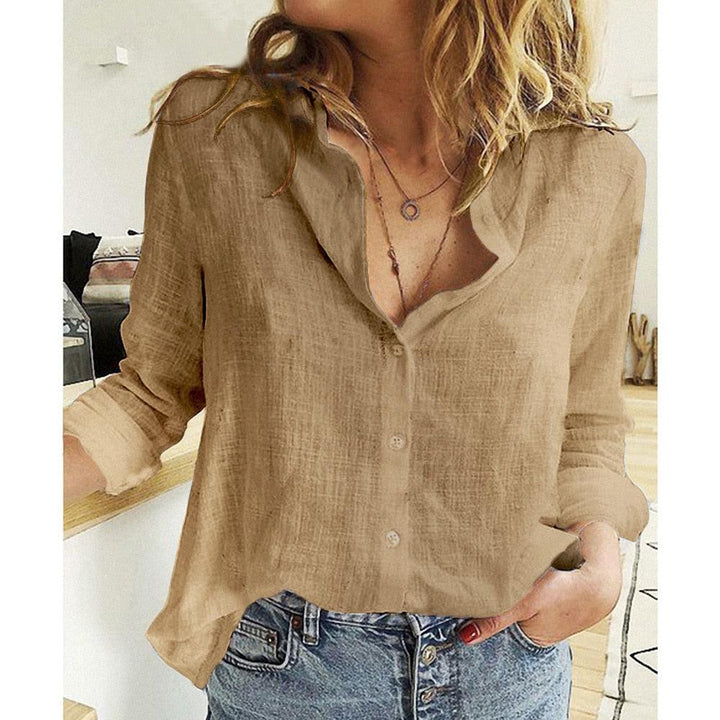 Levoire | Gilet Shirt Pour Une Élégance Sobre Braun