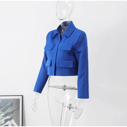 Levoire | Veste Longue À Boutons Et Multiples Poches