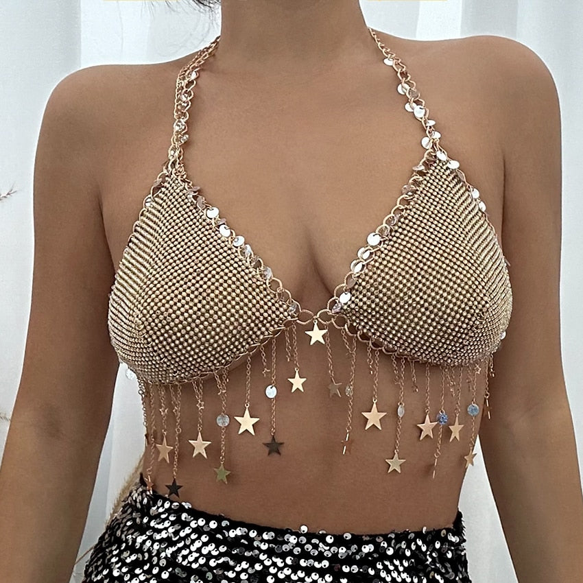Levoire | Boho Sexy Lingerie Couleur or dorée