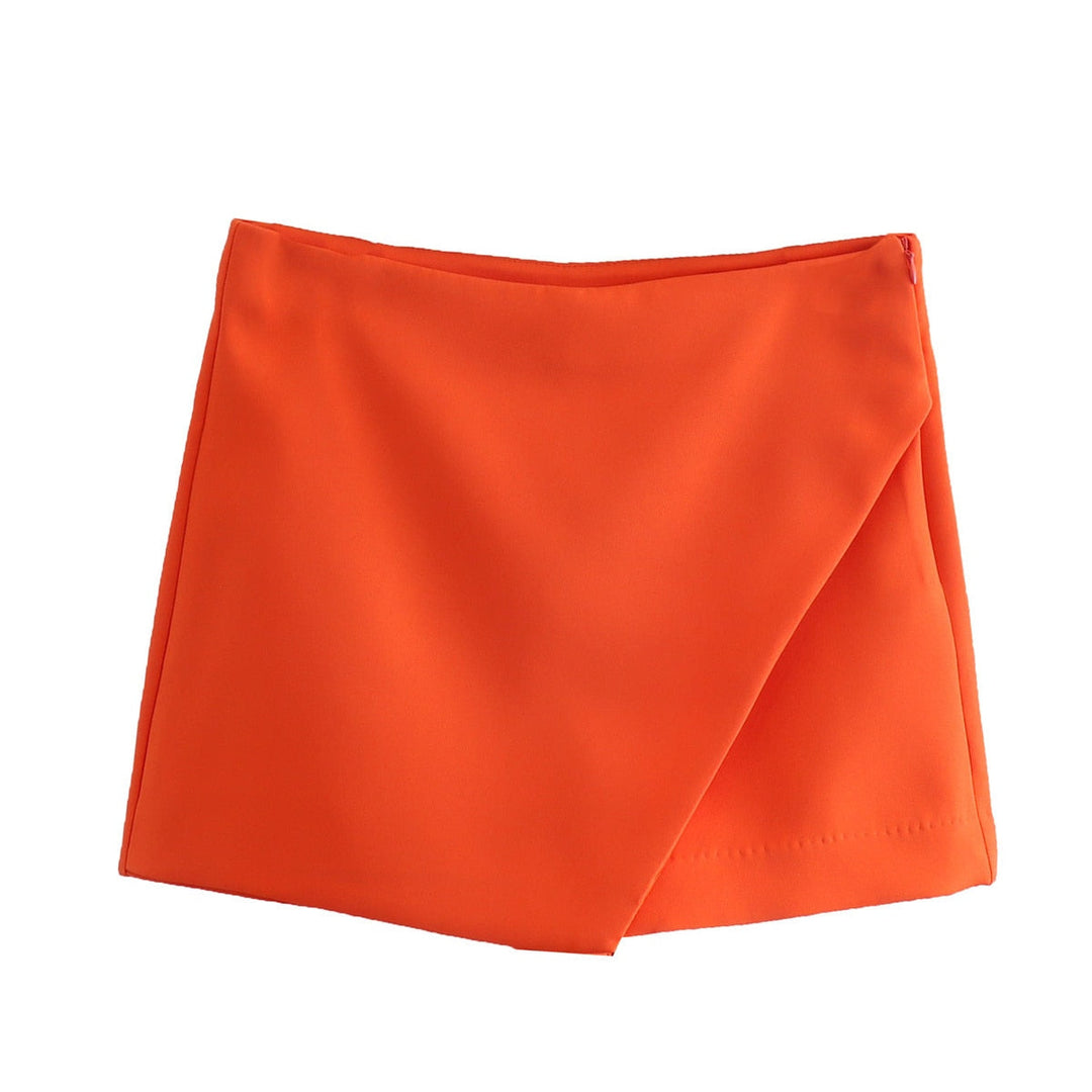 Levoire | Jupe-Pantalon Skorts Élégants Et Confortables Pour Toutes Les Occasions Orange