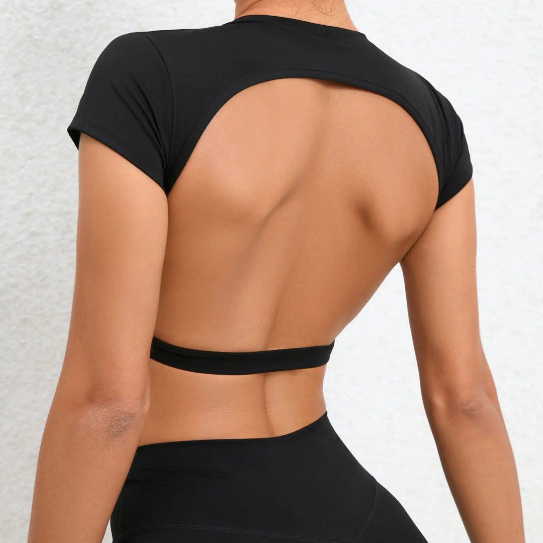 Levoire | Tops De Sport Respirants Noir sans rembourrage