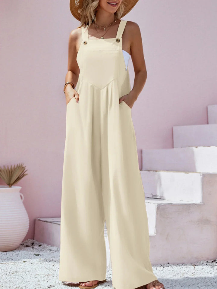 Levoire | Combinaison Avec Jambes Larges Style Jaune clair