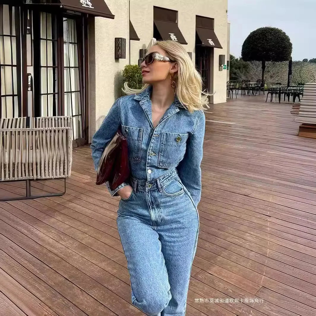 Levoire | Combinaison Pour Femmes Bleu