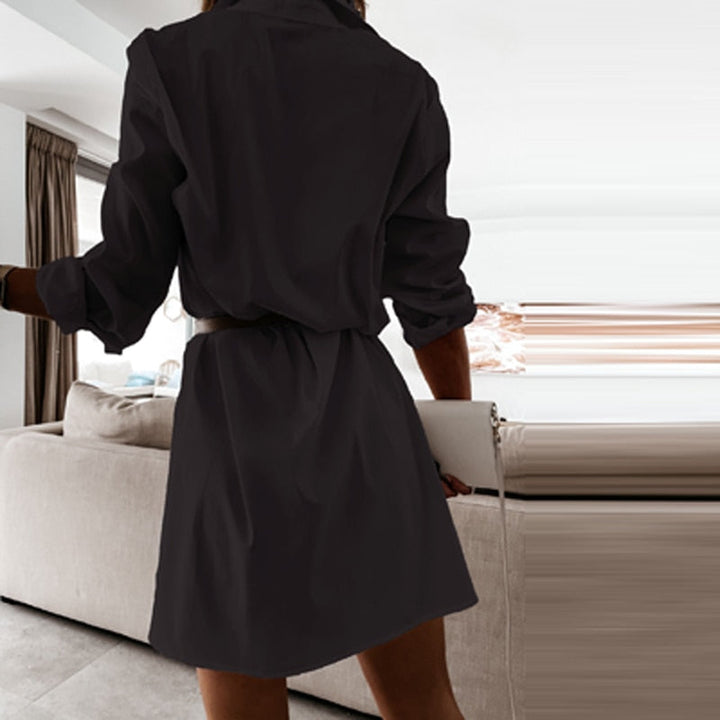 Levoire | Robe Chemise Oversize Manches Longues Décontractée
