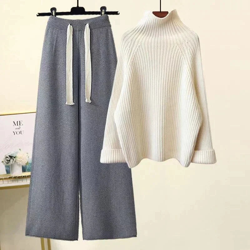Levoire | Ensemble de tricot à deux pièces Blanc