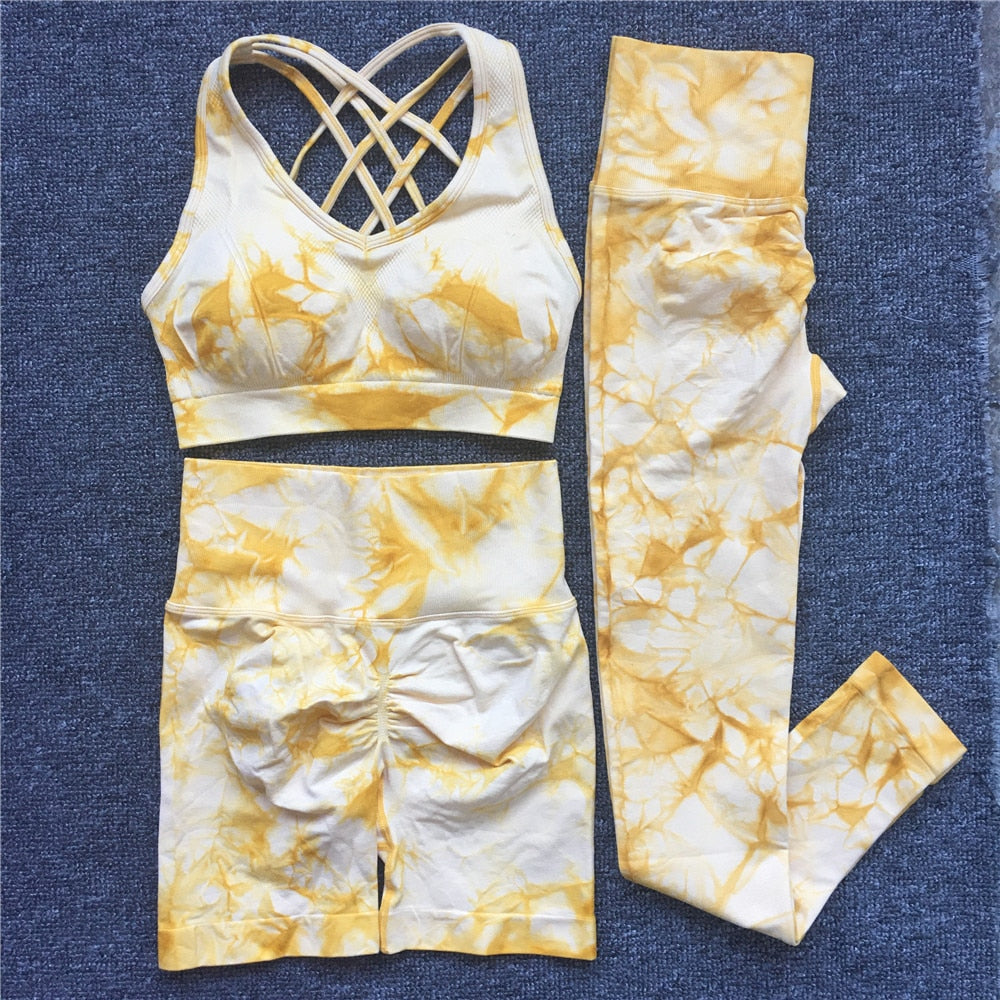 Levoire | Set Vêtements De Sport 3 Pack Jaune