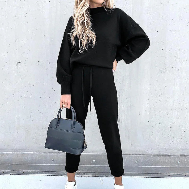 Levoire | Ensemble De Pull Et Pantalon Noir