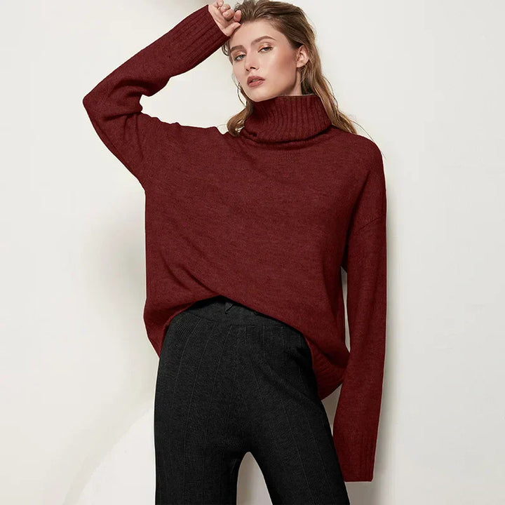 Levoire | Pull Printemps Toucher Cachemire Femme Rot Une taille pour tous