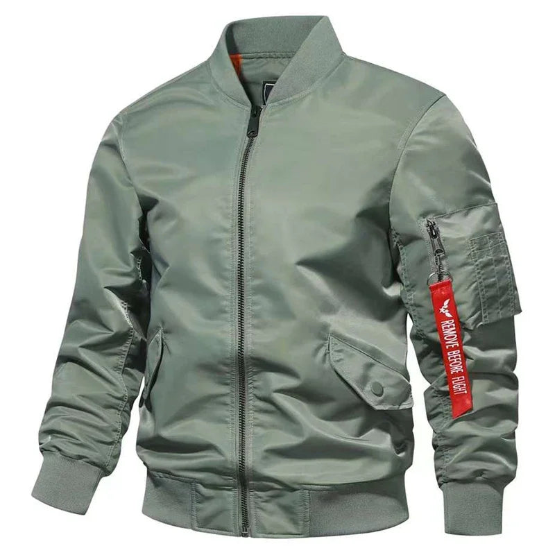 Levoire | Veste Varsity Sportive Et Tendance Pour Hommes Vert clair