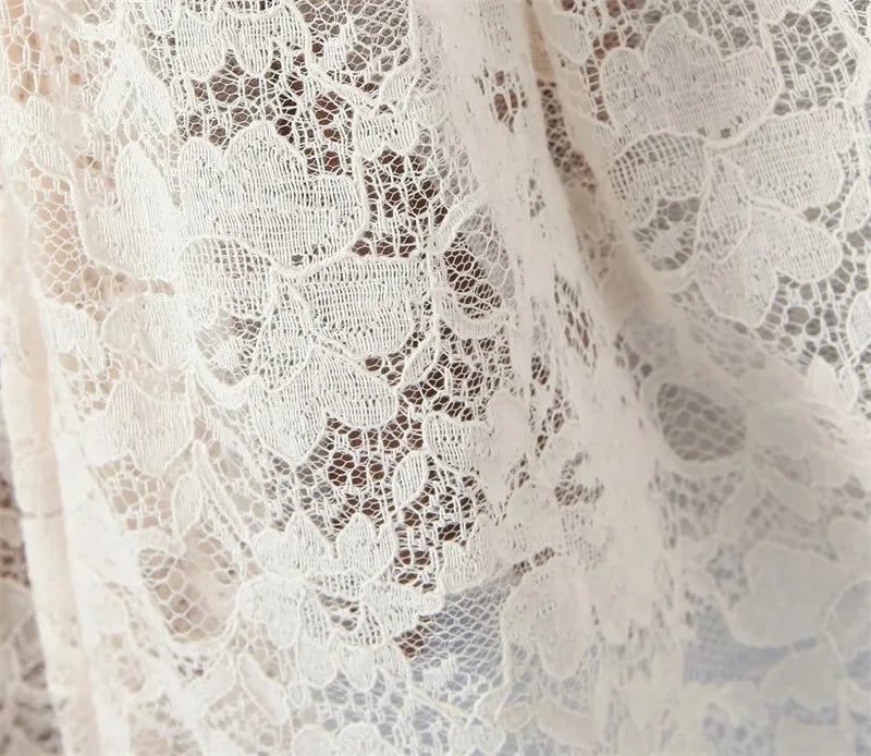 Levoire | Robe Mini En Dentelle De Récolte De Vin