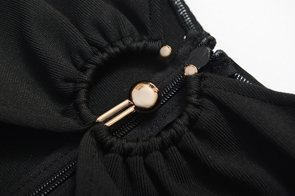Levoire | Robe Mini Holometalliringer À Épaule Dénudée