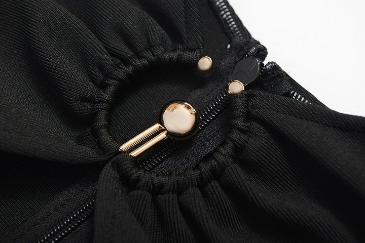 Levoire | Robe Mini Holometalliringer À Épaule Dénudée