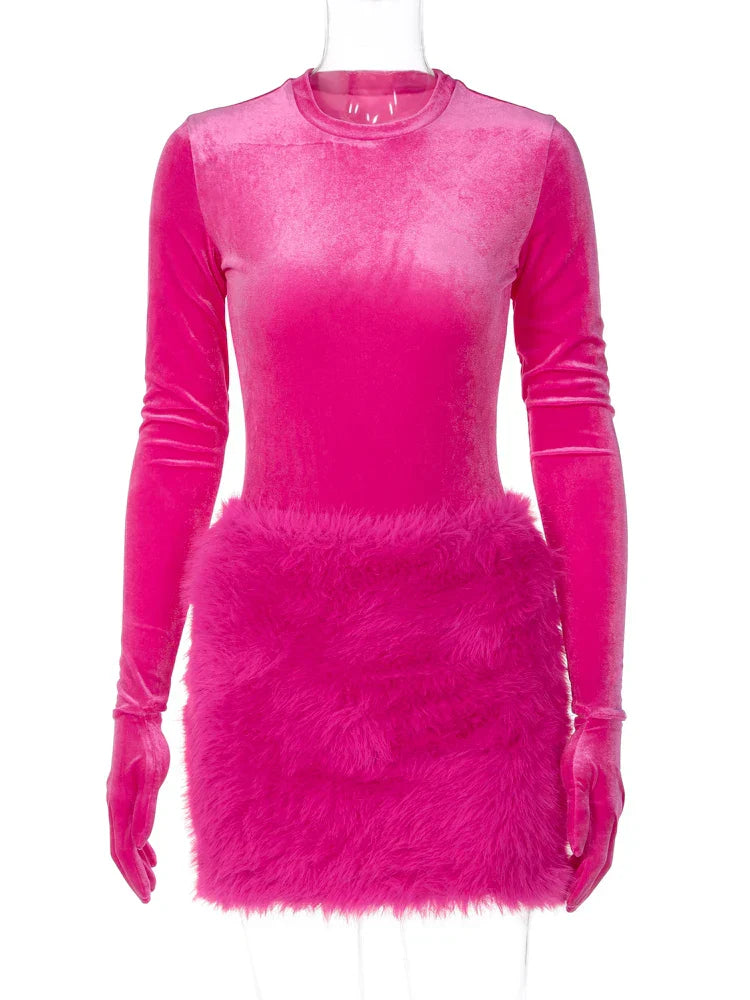 Levoire | Velours Manches Longues Gants Simples